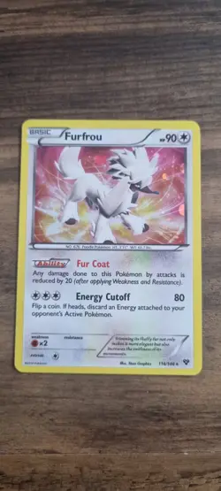 Furfrou - Pokemon TCG - MP - Rare Holo - XY - 114/146 - Image 1