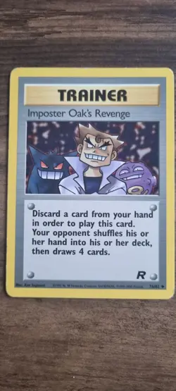 Imposter Oak's Revenge - Pokemon TCG - MP - Uncommon - Team Rocket - 76/82 - Image 1