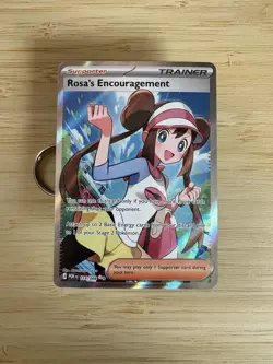 Pokemon TCG Perfect Order Rosa’s Encouragement Full Art Trainer mint 114/088 - Image 1
