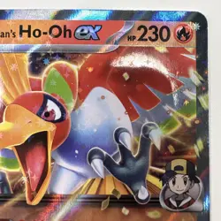Ethan's Ho-Oh ex 039/182 Double Rare Destined Rivals Pokemon Holo Near Mint - Image 3