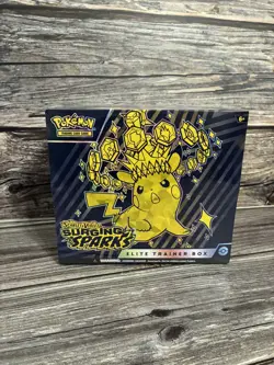 Factory Sealed Pokemon TCG Surging Sparks Elite Trainer Box (ETB) Factory Sealed - Image 1