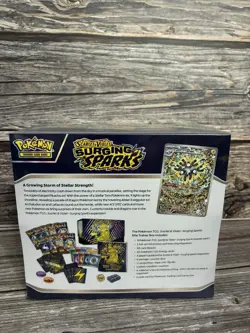 Factory Sealed Pokemon TCG Surging Sparks Elite Trainer Box (ETB) Factory Sealed - Image 3