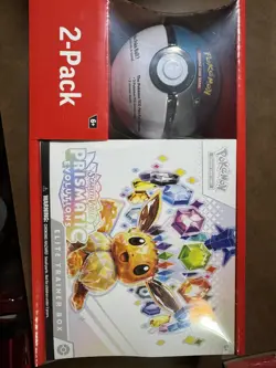 Pokemon TCG Prismatic Evolutions ETB Pokeball Sams Club Bundle PokeBall - Image 1