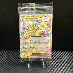 Jolteon ex 030/131 Prismatic Evolutions Stamped Promo Sealed Pokemon TCG - Image 1