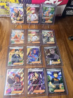 Pokemon Full Art Trainer Lot Of 12 Holo SIR IR Mega Holo NM 25th Anniversary - Image 1