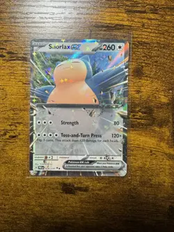Pokemon TCG Snorlax EX 076/131 Holo Double Rare Prismatic Evolutions - Image 1