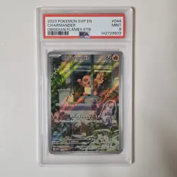 2023 Pokemon Charmander Full Art Holo Promo SVP EN Obsidian Flames #044 PSA 9 - Image 1