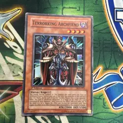 Yugioh! Terrorking Archfiend DCR-072 Super Rare 1st Edition HP - Image 1