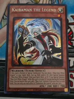 Yugioh - Kaibaman The Legend DUAD-EN021 Secret Rare Near Mint In Hand - Image 1