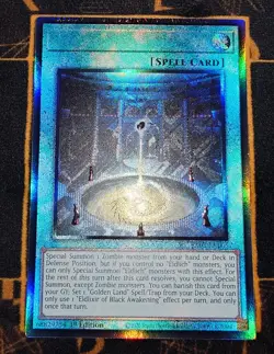 YUGIOH MISPRINT NAME SHIFT Eldlixir of Black Awakening RA05-EN065 Ultimate Rare - Image 1