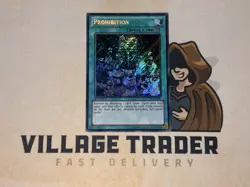 LCYW-EN267 Prohibition 1st Edition Secret Rare YuGiOh! NM - Image 1