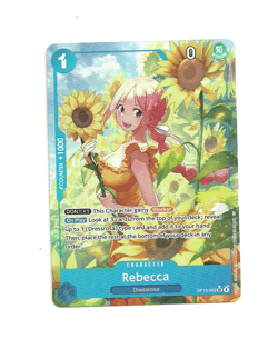 Rebecca (Alt Art) OP15-053 SR Adventure on KAMI's Island ONE PIECE ENGLISH NM - Image 1
