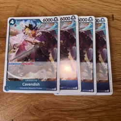 One Piece TCG - (Playset) - 4x OP10-045 - Cavendish - Rare - Eng - Image 1