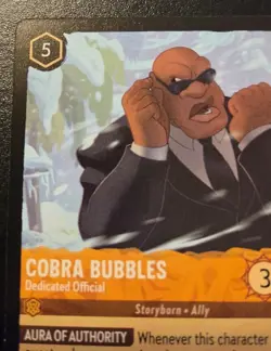 Cobra Bubbles - Dedicated Official 14/204 Rare Winterspell Disney Lorcana TCG - Image 2