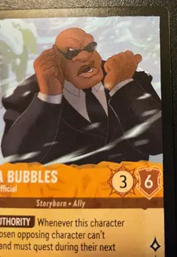 Cobra Bubbles - Dedicated Official 14/204 Rare Winterspell Disney Lorcana TCG - Image 3