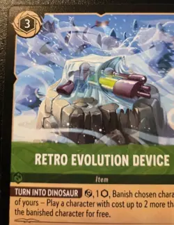 Retro Evolution Device 100/204 Rare Winterspell Disney Lorcana TCG - Image 2