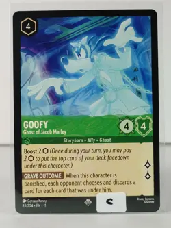 Goofy - Ghost of Jacob Marley - Super Rare - Winterspell #83 - LORCANA -C - Image 5