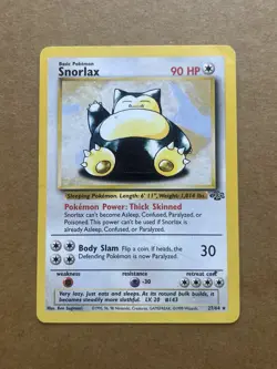 Snorlax (27/64) Jungle - Vintage - MP - 1999 - WoTc - Rare - Pokemon TCG - Image 1