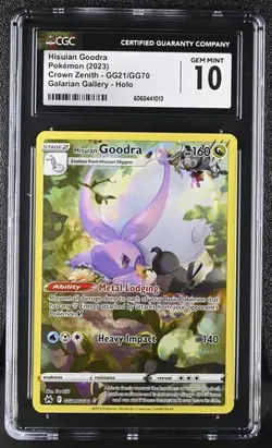 ✨✨ CGC 10 Hisuian Goodra GG21/GG70 Crown Zenith Galarian Gallery Pokemon - Image 1