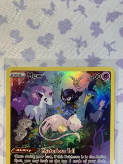 Pokemon Mew GG10/GG70 Crown Zenith Galarian Gallery Ultra Rare Full Art Holo - Image 3