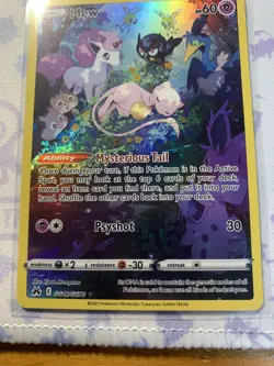 Pokemon Mew GG10/GG70 Crown Zenith Galarian Gallery Ultra Rare Full Art Holo - Image 4