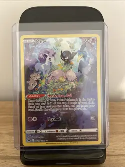 Pokemon TCG Mew GG10/GG70 Crown Zenith Galarian Gallery Sleeping Mew - Image 1