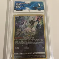 Mew GG10/GG70 Crown Zenith : Galarian Gallery Pokemon graded ACE 9 - Image 2