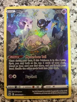 Pokemon TCG Mew Crown Zenith: Galarian Gallery Gg10/Gg70 Holo Holo Rare - Image 1
