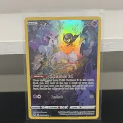 Pokemon Mew GG10/GG70 Crown Zenith Galarian Gallery Ultra Rare Full Art Holo - Image 1