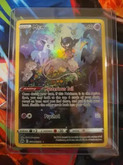 Pokemon Mew Ultra Rare Full Art Holo GG10/GG70 Crown Zenith Galarian Gallery - Image 1