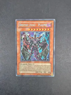 YuGiOh - Destiny Hero - Plasma - CT04-EN003 - Secret Rare - Limited Edition - LP - Image 1