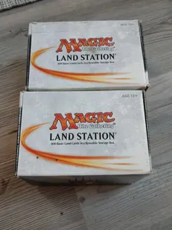 Magic: The Gathering Land Station 2 Boxes, 800 Total Basic Lands 2015 MTG - Image 1