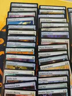 MTG Pauper Commander EDH Casual Deck - Armory Cats 😺 (Mono White Equipment) - Image 3