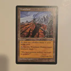 Magic: The Gathering Wasteland Tempest Land Regular 1997 Uncommon English - Image 1