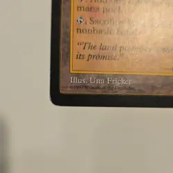 Magic: The Gathering Wasteland Tempest Land Regular 1997 Uncommon English - Image 4