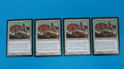 4x WORTHY CAUSE PLAYSET TEMPEST MTG MAGIC THE GATHERING NM / UNPLAYED - Image 1