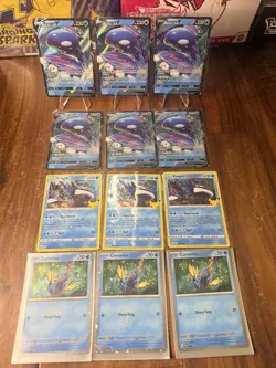 Pokemon TCG Kyogre V 037/159 Lot Of 12 25th Anniversary Celebrations 003/025 - Image 1