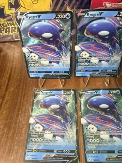 Pokemon TCG Kyogre V 037/159 Lot Of 12 25th Anniversary Celebrations 003/025 - Image 2