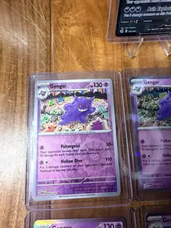 Pokemon Gengar Lot Of 7 094/165 sv2a Holo Card Full Art Vmax 156/264 SIR IR - Image 2