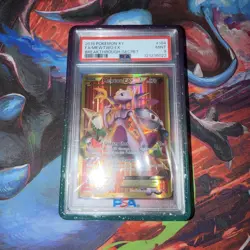 2015 POKEMON XY BREAKTHROUGH SECRET #164 FULL ART/MEWTWO EX PSA 9 - Image 2