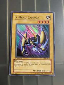 Yugioh MFC-004 X-Head Cannon 1st Ed. Super Rare Vintage Original LP - Image 1