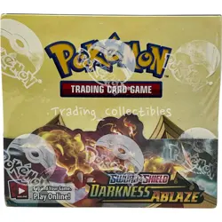 Darkness Ablaze Pokemon Booster Box - Sword & Shield - Factory Sealed with Case - Image 2