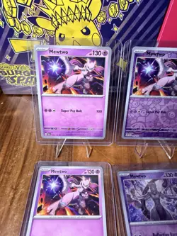 Pokemon TCG MEWTWO ESPEON MIMIKYU LOT OF 12 Holo Sir IR Mega Vmax Ex Full Art - Image 2