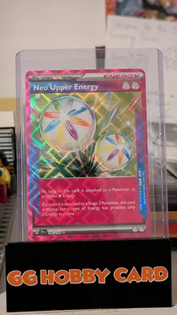Neo Upper Energy 162/162 SV05: Temporal Forces Holo Pokemon TCG - Image 1