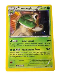 Pokemon Chesnaught 11/162 Holo BREAKthrough LP- - Image 1