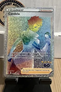 Candela 083/078 Pokemon TCG Secret Rare Rainbow Holo Pokemon GO Near Mint NM - Image 1