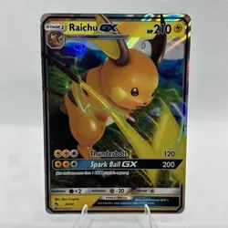 Raichu GX 20/68 Holo Rare GX Hidden Fates Pokemon NM/M - Image 1