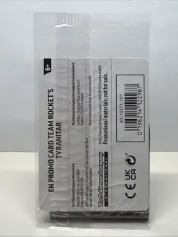 Pokemon Center Team Rocket's Tyranitar 096/182 Destined Rivals Promo Sealed - Image 2