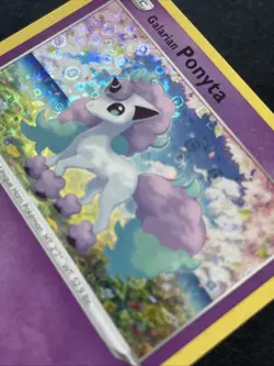 2020 Pokemon General Mills Promo SWSH013 Galarian Ponyta Holo - Image 2