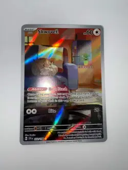 Pokemon TCG Skwovet 222/198 Illustration Rare Scarlet & Violet Base Set NM/M - Image 2